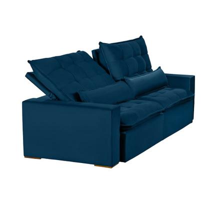 Imagem de Sofá Modular Ceará 6 Lugares 2.90 MT Retrátil e Reclinável Veludo Nobre Sofatec