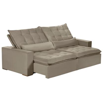 Imagem de Sofá Modular Ceará 6 Lugares 2.90 MT Retrátil e Reclinável Veludo Nobre Sofatec