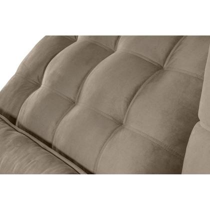 Imagem de Sofá Modular Ceará 6 Lugares 2.90 MT Retrátil e Reclinável Veludo Nobre Sofatec