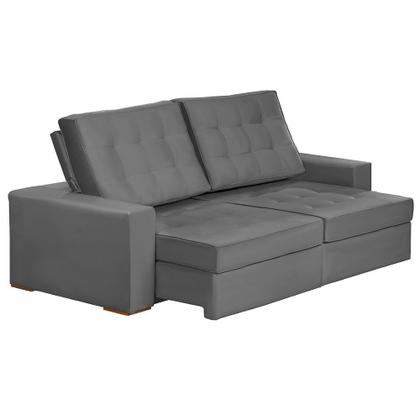 Imagem de Sofá Modular Curitiba 3 Lugares 2.30 MT Retrátil Reclinável Veludo Sofatec