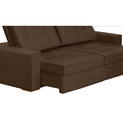 Imagem de Sofá Modular Curitiba 3 Lugares 2.30 MT Retrátil Reclinável Veludo Sofatec