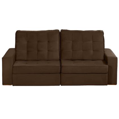 Imagem de Sofá Modular Curitiba 3 Lugares 2.30 MT Retrátil Reclinável Veludo Sofatec