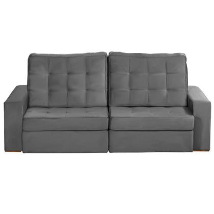 Imagem de Sofá Modular Curitiba 5 Lugares 2.50 MT Retrátil e Reclinável Veludo Nobre Sofatec