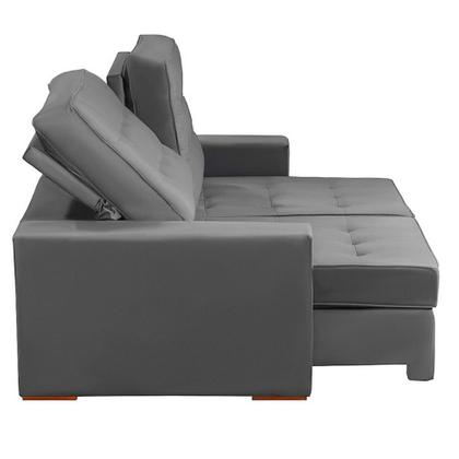 Imagem de Sofá Modular Curitiba 5 Lugares 2.50 MT Retrátil e Reclinável Veludo Nobre Sofatec