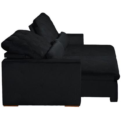 Imagem de Sofá Modular Rio Branco 4 Lugares 2.30 MT Retrátil e Reclinável Veludo Nobre Sofatec