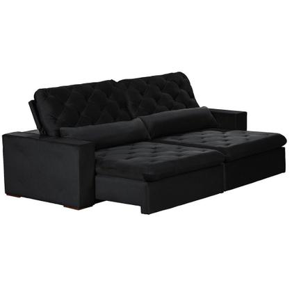 Imagem de Sofá Modular Rio Branco 4 Lugares 2.30 MT Retrátil e Reclinável Veludo Nobre Sofatec