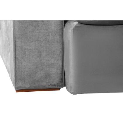 Imagem de Sofá Modular Rio Branco 4 Lugares 2.30 MT Retrátil e Reclinável Veludo Nobre Sofatec