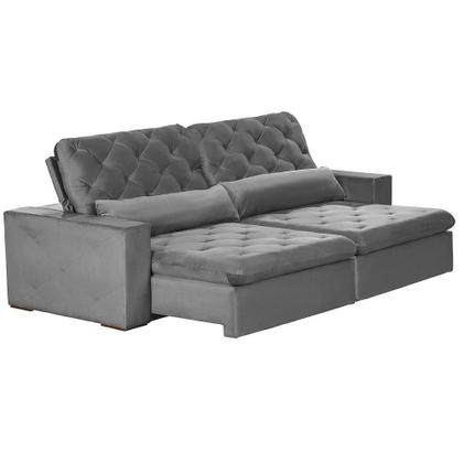 Imagem de Sofá Modular Rio Branco 4 Lugares 2.30 MT Retrátil e Reclinável Veludo Nobre Sofatec