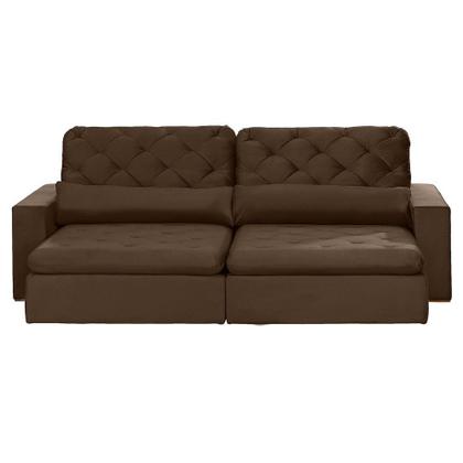 Imagem de Sofá Modular Rio Branco 4 Lugares 2.30 MT Retrátil e Reclinável Veludo Nobre Sofatec