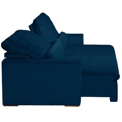 Imagem de Sofá Modular Rio Branco 4 Lugares 2.30 MT Retrátil e Reclinável Veludo Nobre Sofatec