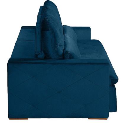 Imagem de Sofá Modular Rio Branco 4 Lugares 2.30 MT Retrátil e Reclinável Veludo Nobre Sofatec