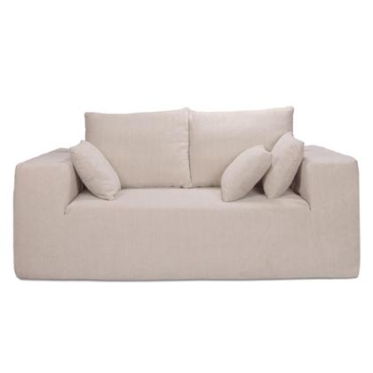 Sofá Modular Rute 2 Lugares em Bouclé - Casa Boaz Imagem de Sofá Modular Rute 2 Lugares em Bouclé