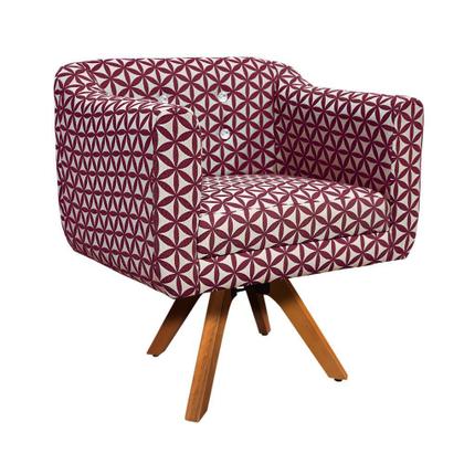 Imagem de Sofá Namoradeira e 2 Poltronas com Strass Julia Pé Palito Castanho Linho M11 - D'Rossi