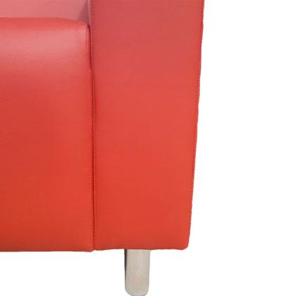 Imagem de Sofá Nilo Sala Recepção 3 Lugares - Vermelho