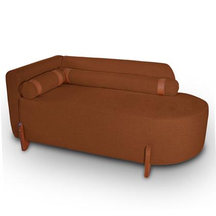 Imagem de Sofá Orgânico Divã Confortável Resistente Linho Trento Remi