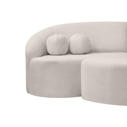 Imagem de Sofá Orgânico Palermo 4 Lugares 210cm + Puff Bouclê - SOFA STORE