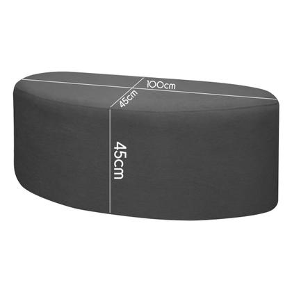 Imagem de Sofá Orgânico Palermo 4 Lugares 210cm + Puff Bouclê - SOFA STORE