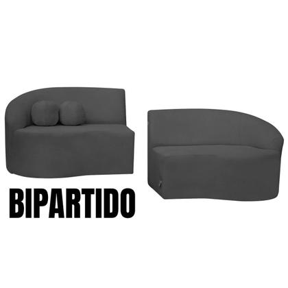 Imagem de Sofá Orgânico Palermo 4 Lugares 210cm + Puff Bouclê - SOFA STORE