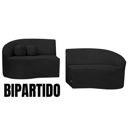 Imagem de Sofá Orgânico Palermo 4 Lugares 210cm + Puff Bouclê - SOFA STORE