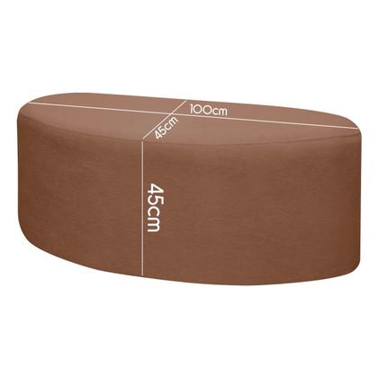 Imagem de Sofá Orgânico Palermo 4 Lugares 210cm + Puff Bouclê - SOFA STORE