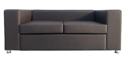 Imagem de Sofá para Recepção de Escritório Linha Taranto Preto