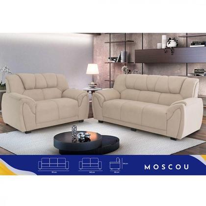 Imagem de Sofa Parana Moscou 3 E 2 Lugares Bege