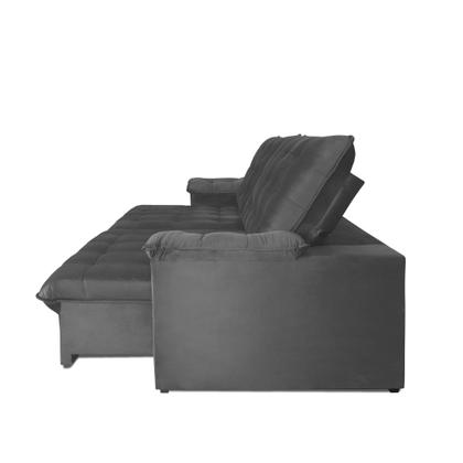 Imagem de Sofá Pullman 250cm Platinum Cinza Grafite