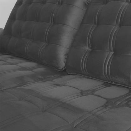 Imagem de Sofá Pullman 250cm Platinum Cinza Grafite