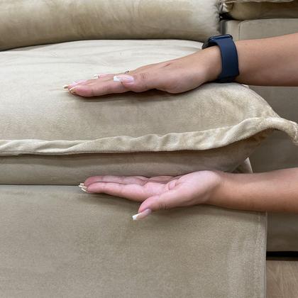 Imagem de Sofa Reclinavel Retratil Fofinho P/ Assistir Series 2,30m