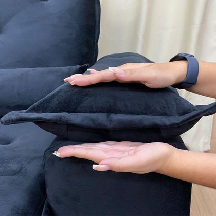 Imagem de Sofa Reclinavel Retratil Fofinho P/ Assistir Series 2,30m