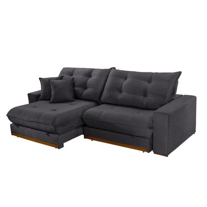 Imagem de Sofá Retrátil 4 Lugares 290cm Veludo Belize