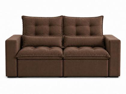 Imagem de Sofá Retrátil e Reclinável 1,5m C/ 02 Módulos em Tecido Suede Montagem Inclusa