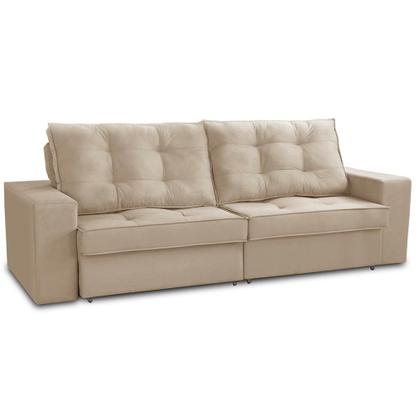Imagem de Sofá Retrátil e Reclinável 2 lugares 1,50m com Molas Madrid Suede Mirra Decor