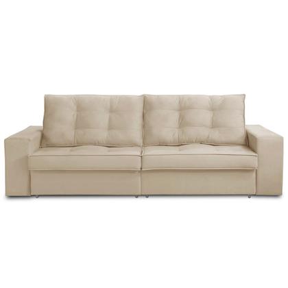 Sofá Retrátil e Reclinável 2 lugares 1,70m com Molas Giovana Suede Bege Madelina Decor Imagem de Sofá Retrátil e Reclinável 2 lugares 1,70m com Molas Giovana Suede Bege Madelina Decor