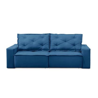 Sofá Retrátil e Reclinável 2 lugares com Molas 1,50m Ana Suede Azul Adonai Estofados Imagem de Sofá Retrátil e Reclinável 2 lugares com Molas 1,50m Ana Suede Azul Adonai Estofados