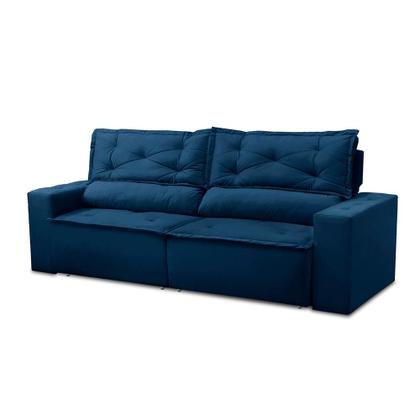 Imagem de Sofá Retrátil e Reclinável 2 lugares com Molas 1,50m Lima Suede Mirra Decor