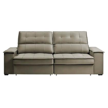 Imagem de Sofá Retrátil e Reclinável 2 Lugares Veludo Takei Amélia