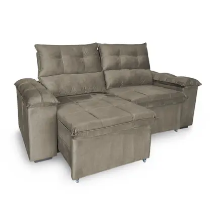 Imagem de Sofá Retrátil e Reclinável 2 Lugares Verona 1,50m- Élpis Móveis