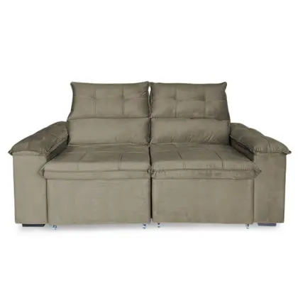 Imagem de Sofá Retrátil e Reclinável 2 Lugares Verona 1,80m - Élpis Móveis