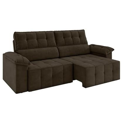 Imagem de Sofá Retrátil e Reclinável 220 cm Santorini Besthouse