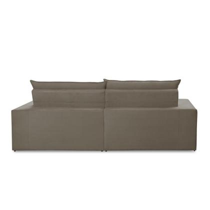 Imagem de Sofá Retrátil e Reclinável 3 lugares 1,90m com Molas Emily Suede Capuccino Adonai Estofados