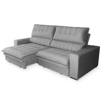 Imagem de Sofá Retrátil e Reclinável 3 Lugares 210cm Gold Star