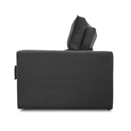 Imagem de Sofá Retrátil e Reclinável 3 lugares 2,30m com Molas Mirela Suede Cinza Adonai Estofados