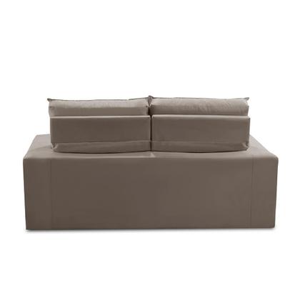 Imagem de Sofá Retrátil e Reclinável 3 lugares com Molas 2,00m Lais Suede Cappuccino Adonai Estofados