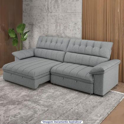 Imagem de Sofá Retrátil e Reclinável 300cm Besthouse Torino