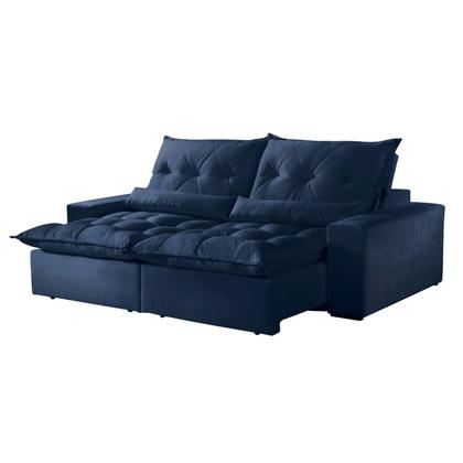 Sofá Retrátil e Reclinável 4 Lugares 250cm Avalon Super Pillow - Montano Estofados Imagem de Sofá Retrátil e Reclinável 4 Lugares 250cm Avalon Super Pillow