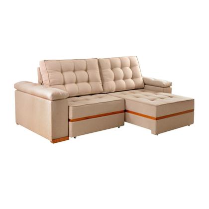 Imagem de Sofá Retrátil e Reclinável 4 Lugares Prada Linho