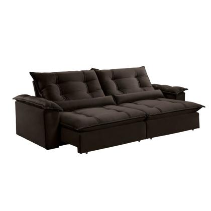 Imagem de Sofá Retrátil e Reclinável Apolo 2,50m 04 Lugares Mola Ensacada TXR