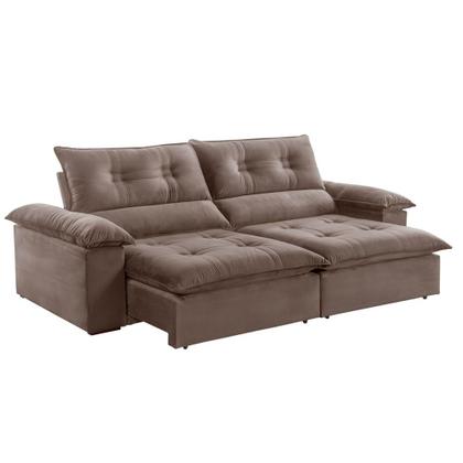 Imagem de Sofá Retrátil e Reclinável Atenas 1,80m 02 Lugares Mola Ensacada TXR