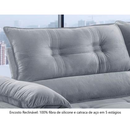 Imagem de Sofá Retrátil e Reclinável Atenas 1,80m 02 Lugares Mola Ensacada TXR